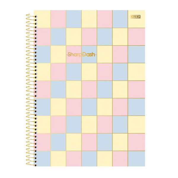 Caderno Universitário São Domingos Sharp Dash 10 Matérias 160 Folhas - Item Sortido