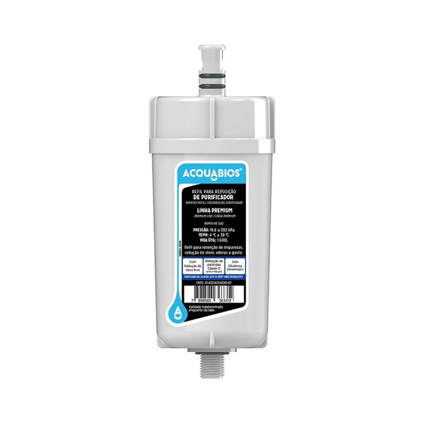 Refil para Filtro Acquabios Acqua Premium Branco