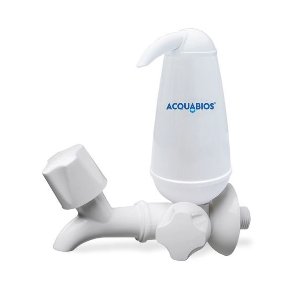 Torneira Fixa Acquabios E05 com Filtro Branca Torneira Fixa Acquabios E05 com Filtro Branca