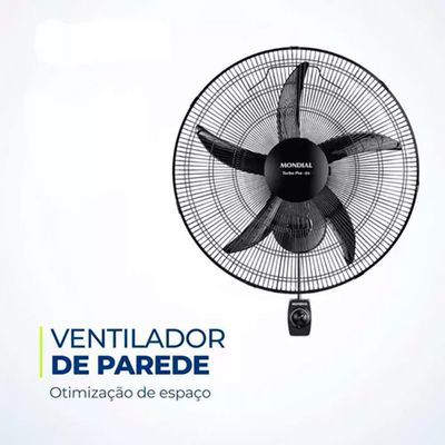 Ventilador de Parede Mondial 50cm NVP-PRO-50 220v Preto / 220V