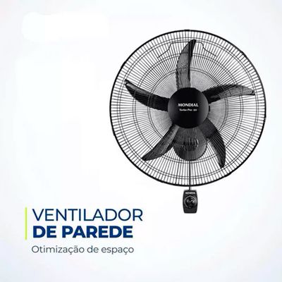 Ventilador de Parede Mondial 50cm NVP-PRO-50 127v Preto / 110V