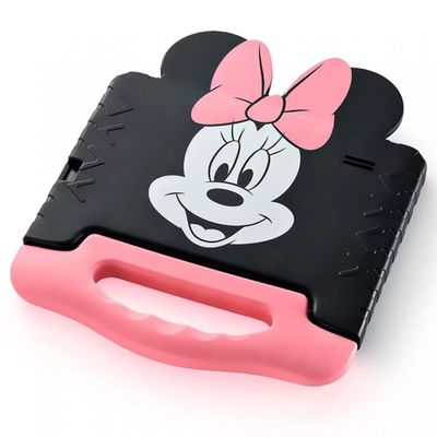Tablet Infantil Multilaser Minnie NB414 Wi-Fi Tela de 7 64GB 4GB de RAM Android 13 Go Processador Quad-Core Preto e Rosa