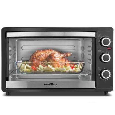 Forno Elétrico BFE41P 36L com Timer e Seletor de Resistências 1500W Britânia Preto / 110V