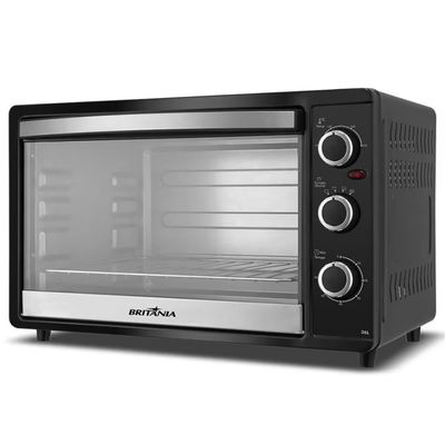 Forno Elétrico BFE41P 36L com Timer e Seletor de Resistências 1500W Britânia Preto / 110V