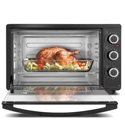 Forno Elétrico BFE41P 36L com Timer e Seletor de Resistências 1500W Britânia Preto / 110V
