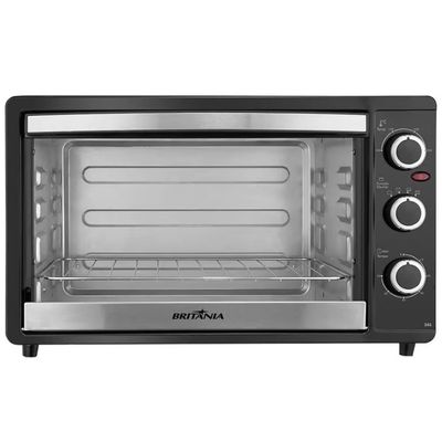 Forno Elétrico BFE41P 36L com Timer e Seletor de Resistências 1500W Britânia Preto / 110V