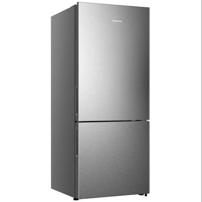 Geladeira Hisense Botton RB-52W Frost Free com Tecnologia Inverter, Portas Reversíveis e Painel Touch 397 L - Inox Look Inox / 220V
