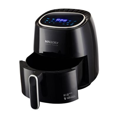 Fritadeira 5L Air Fryer Digital Premium Mallory Preto 127V