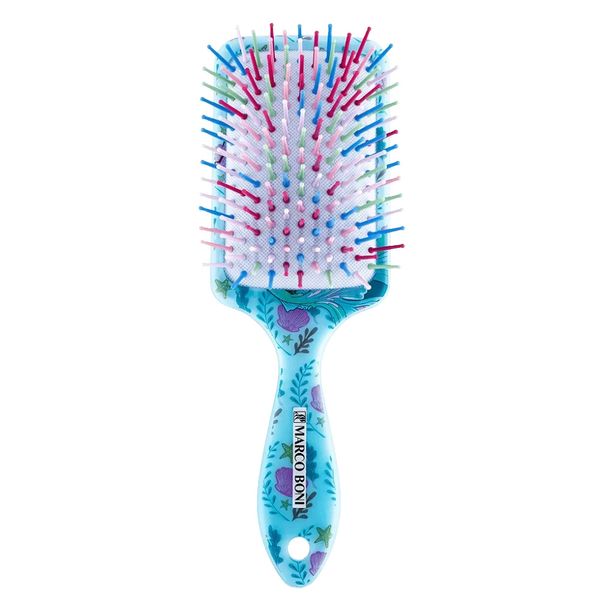 Escova de Cabelo Raquete Marco Boni Kids Disney Sereia Azul Escova de Cabelo Raquete Marco Boni Kids Disney Sereia Azul
