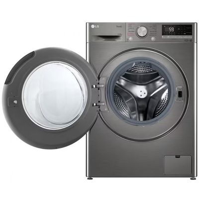 Lava e Seca LG Smart VC4 com Inteligência Artificial AI DD CV5014PC4 14Kg e 8Kg Inox / 110V