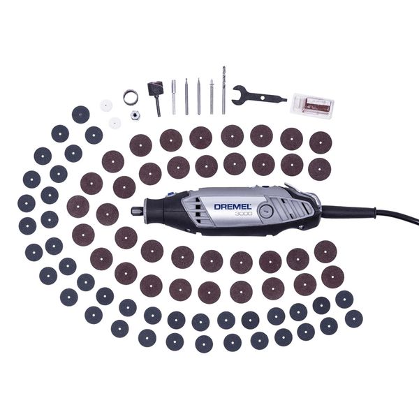 Microrretífica Dremel 3000 com 83 Peças - 127V