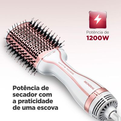 Escova Secadora White Rose Line Mondial ES50 Bivolt Bivolt