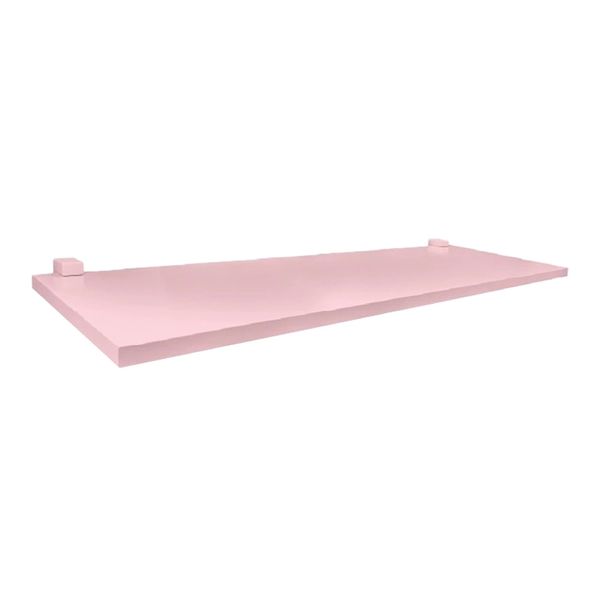 Prateleira Prat-K Kids Me Leve com Suporte Rosa Quartz 1,2x20x60cm Prateleira Prat-K Kids Me Leve com Suporte Rosa Quartz 1,2x20x60cm
