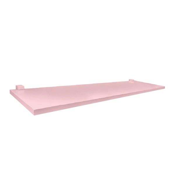 Prateleira Prat-K Kids Me Leve com Suporte Rosa Quartz 1,2x20x80cm Prateleira Prat-K Kids Me Leve com Suporte Rosa Quartz 1,2x20x80cm