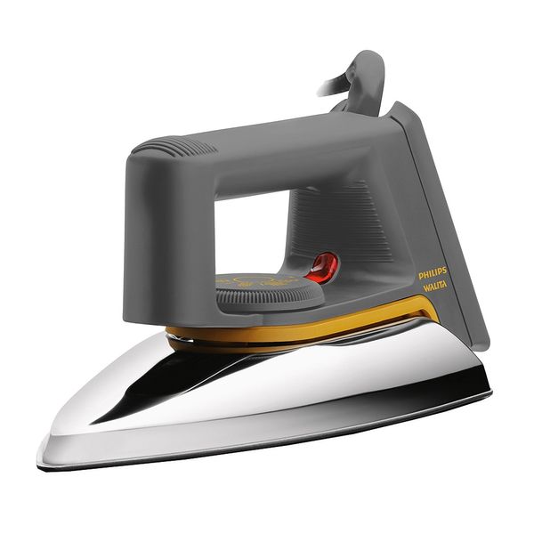 Ferro de Passar Roupa a Seco Philips Walita HD1172/80 Cinza 220V Ferro de Passar Roupa a Seco Philips Walita HD1172/80 Cinza 220V