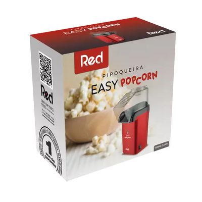 Pipoqueira Elétrica Red Easy Popcorn Vermelha - 127V