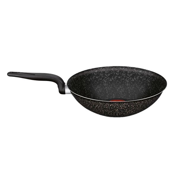 Frigideira Wok 28cm Antiaderente Stone Pro Rochedo Preto