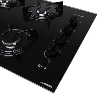 Cooktop Atlas U.top 4 Bocas Acendimento Automático Bivolt