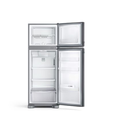 Geladeira Consul Frost Free Duplex 340 Litros Com Prateleiras Altura Flex Cor Inox CRM39AK 220V