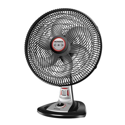Ventilador De Mesa Mondial Turbo Tech Repelente Pastilha Vt-rp-02 Vent 40cm Turbo-220v-preto/prata 220V