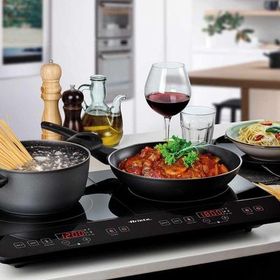Cooktop Elétrico Para Indução Com 2 Queimadores 220V Ariete