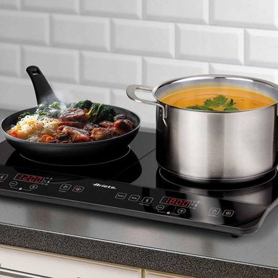 Cooktop Elétrico Para Indução Com 2 Queimadores 220V Ariete