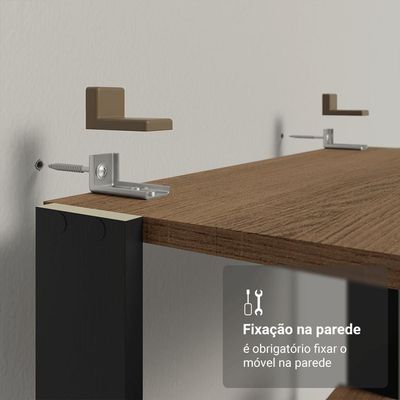 Armário Estante Multiuso Organizador 2 Gavetas Madesa