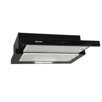 Depurador De Ar Suggar Slim De Embutir 80cm Preto 110v De81thpt