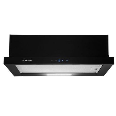 Depurador De Ar Suggar Slim De Embutir 80cm Preto 110v De81thpt
