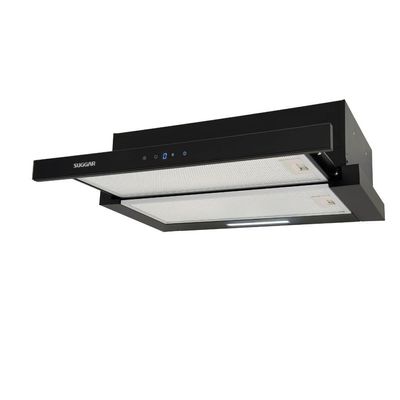 Depurador De Ar Suggar Slim De Embutir 60cm Preto 220v De62thpt