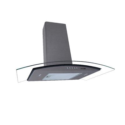 Coifa Fogatti De Parede Clean Vidro Curvo Kromanox 70cm 110v 110V