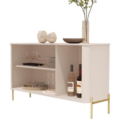 Aparador Baton Rouge Off White Dourado