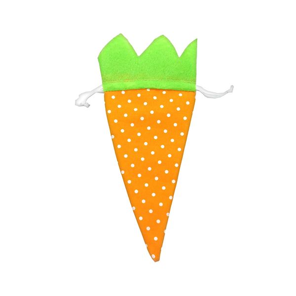 Sacolinha Cenourinha Le Páscoa em Tecido 25x11cm - Item Sortido Sacolinha Cenourinha Le Páscoa em Tecido 25x11cm - Item Sortido