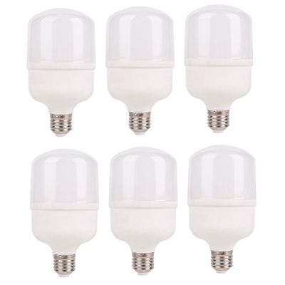 Kit com 6 Lâmpadas Led 20W Kian Globe Branca Bivolt