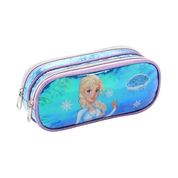 Estojo Duplo Infantil Seanite Princesa Gelo Estojo Duplo Infantil Seanite Princesa Gelo