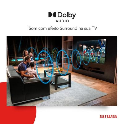 Smart Tv Led 32" HD HDMI Bluetooth AWS-TV-32-BL-02-A AIWA