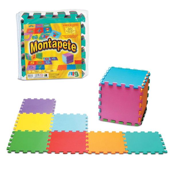 Tapete Nig em EVA Colorido com 9 Placas