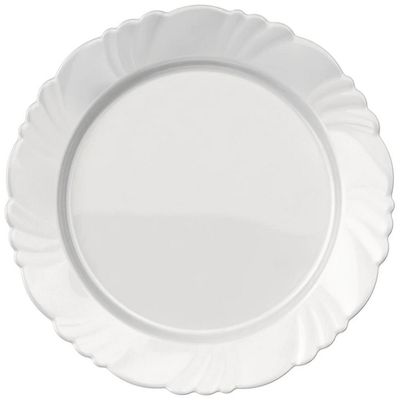 Aparelho de Jantar e Taças Duralex Opaline Pétala 16 Peças Branco com Transparente