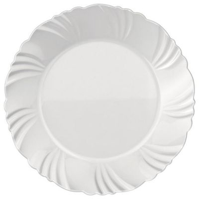 Aparelho de Jantar e Taças Duralex Opaline Pétala 16 Peças Branco com Transparente