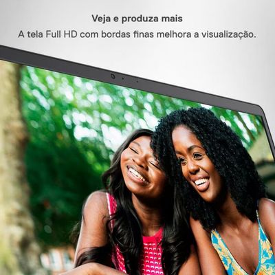 Notebook Dell Inspiron 15 3000 Intel Core i3-1215U 8GB 256GB SSD Tela 15.6 Full HD Windows 11 i15-I120K-A10P Preto