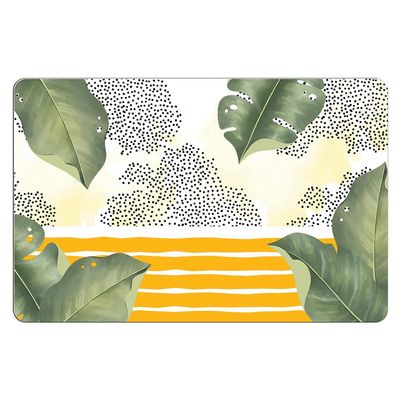 Jogo Americano Cazza Folhas em Plástico 43x28cm - Item Sortido