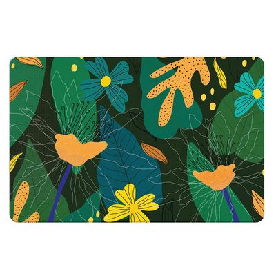 Jogo Americano Cazza Folhas em Plástico 43x28cm - Item Sortido