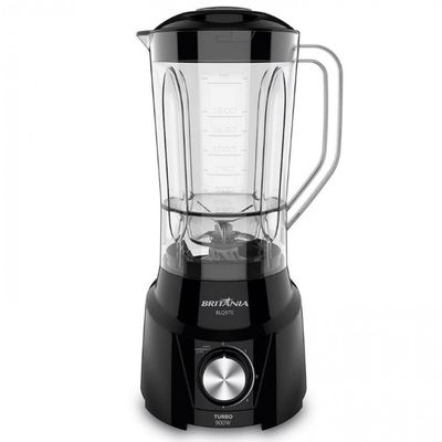 Liquidificador Britânia BLQ970P Turbo 900W com 4 Velocidades Preto / 110V