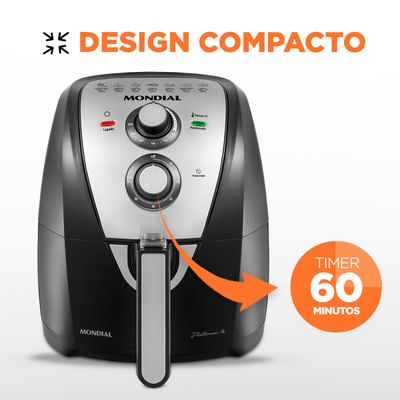 Fritadeira Sem Óleo Air Fryer 4L Mondial AFN-40-PI 110