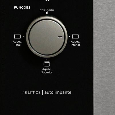 Forno Elétrico De Embutir Fit Line 48L Inox Fischer 220V