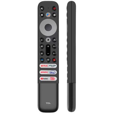 Smart TV TCL QLED 55 4K UHD C645 Google TV, Dolby Vision Atmos, DTS, HDR10+, WiFi Dual Band, Bluetooth, Google Assistente Chumbo / Bivolt