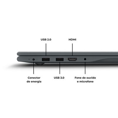 Notebook Positivo Vision C14 Intel® Linux 4gb 128gb Emmc 14”
