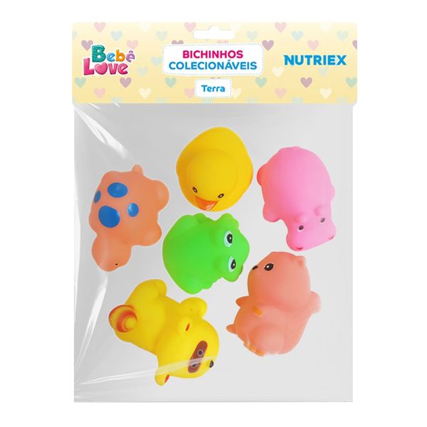 Kit Bichinhos Colecionáveis Nutriex Terra Kit Bichinhos Colecionáveis Nutriex Terra