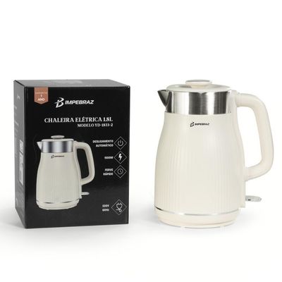 Chaleira Elétrica 1.8 Litros Impebraz Bege Yd-1833 110V