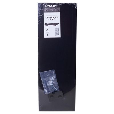 Prateleira 20x60cm MDP Me Leve Prat-k Preta Preta